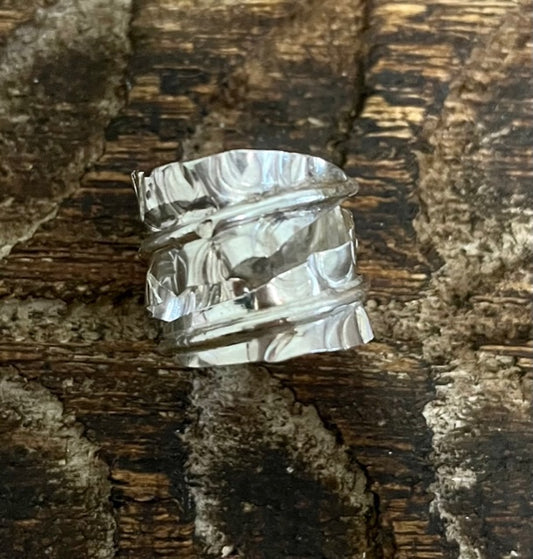 Artisan Sterling Silver Feather Ring by Linda Drescher