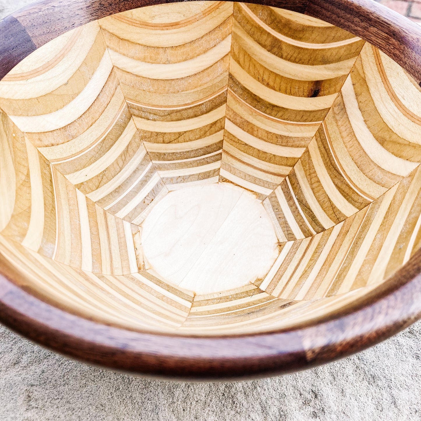 Medium-Sized Wooden Bowl