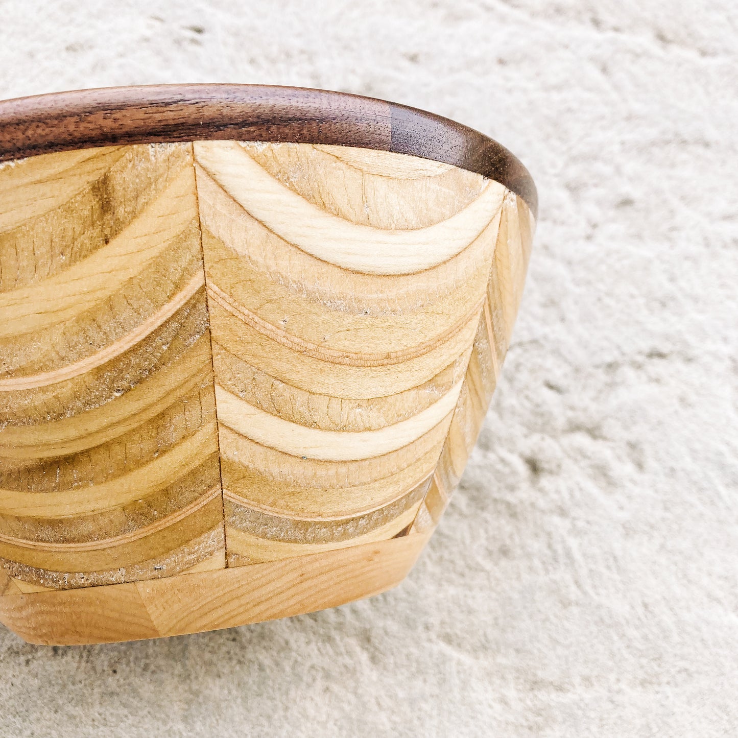 Medium-Sized Wooden Bowl