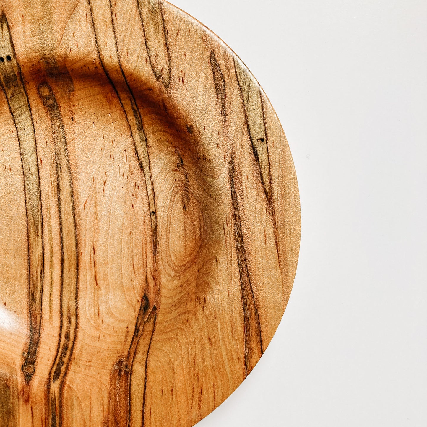 Ambrosia Maple Wooden Carved Bowl - 9 inches by John Parsons Jr. Woodworking