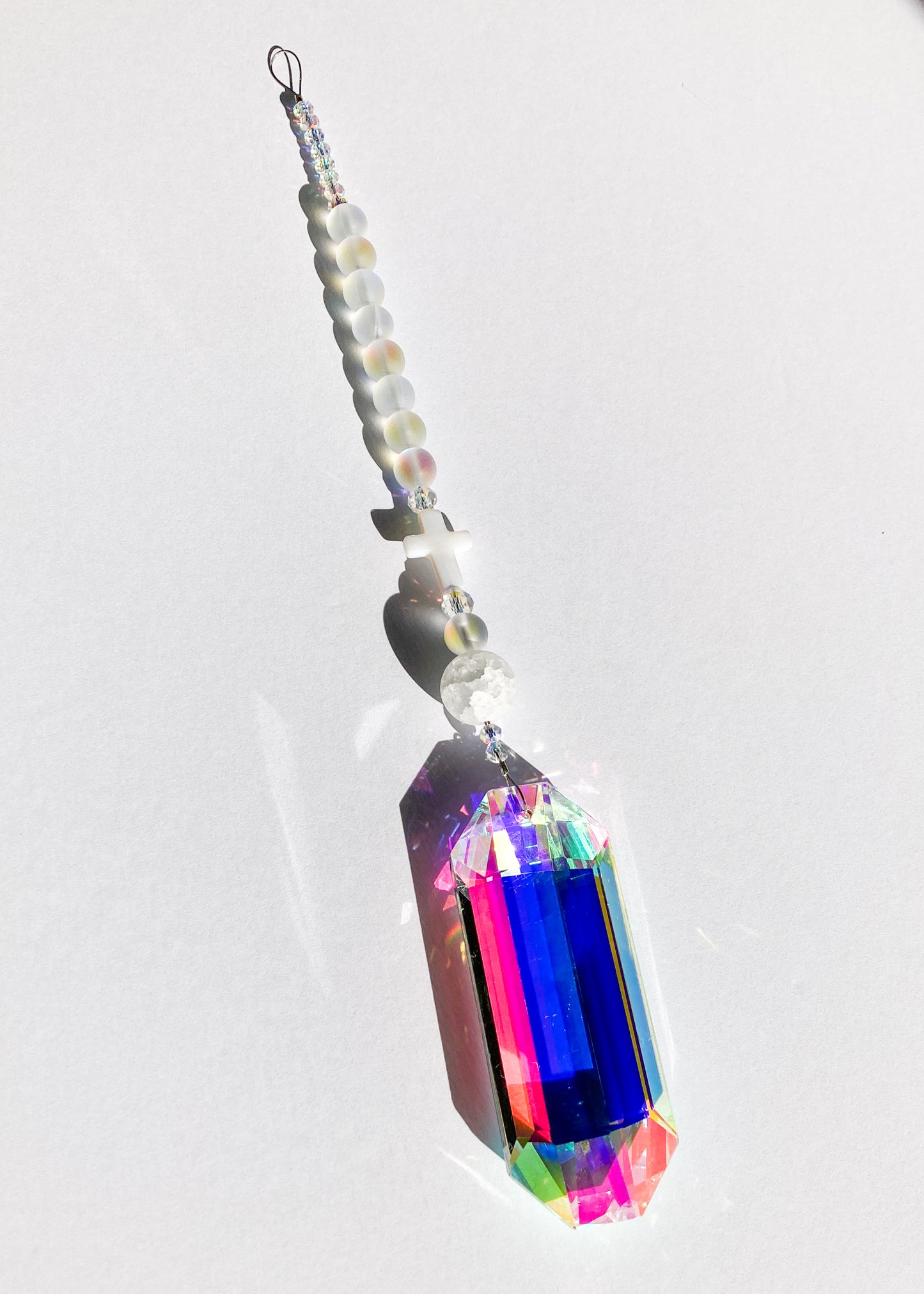 Beaded Suncatcher with Prism