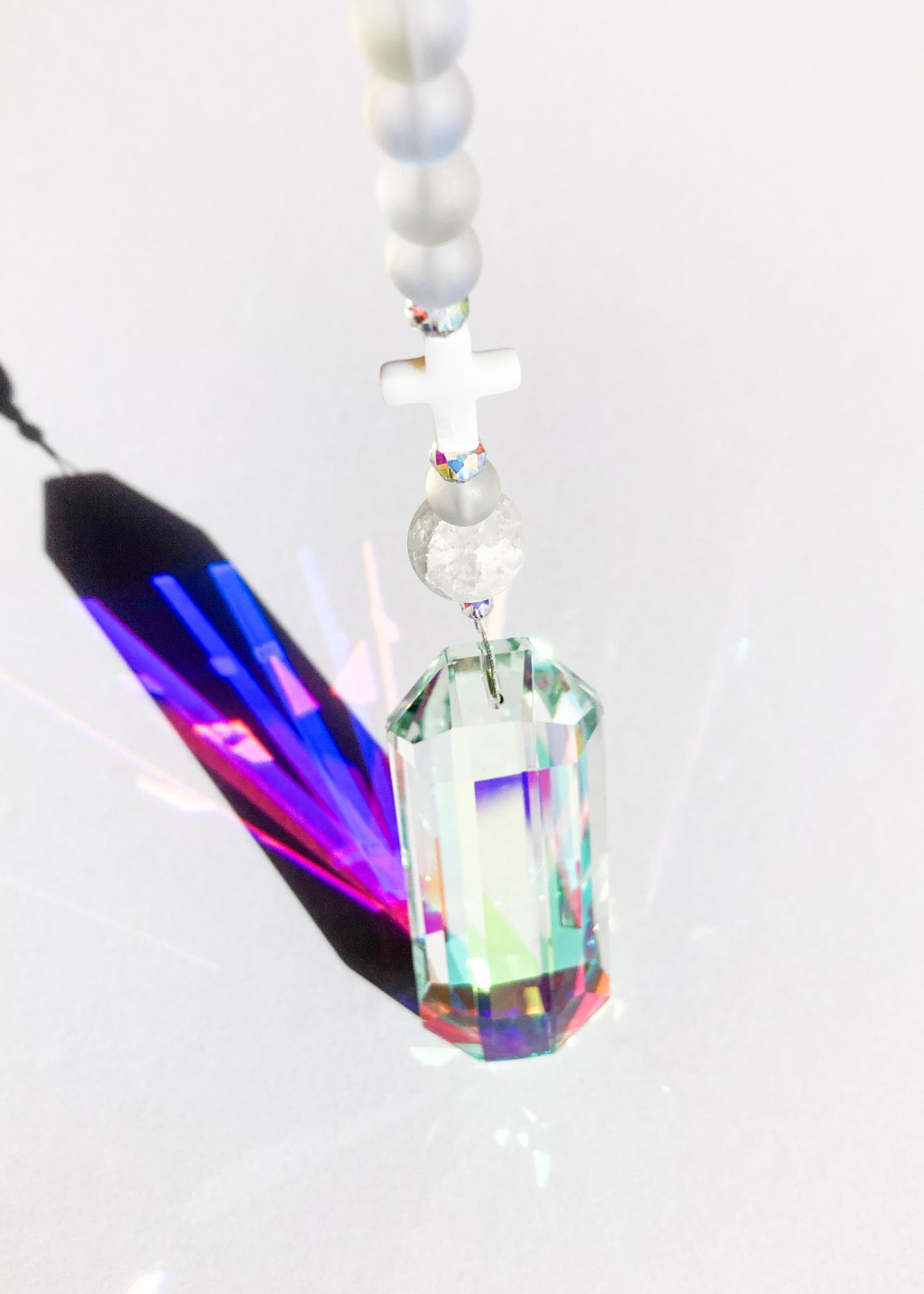 Beaded Suncatcher with Prism