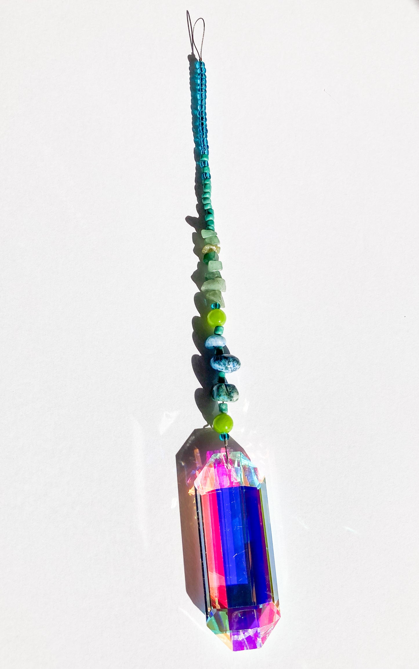 Beaded Suncatcher with Prism