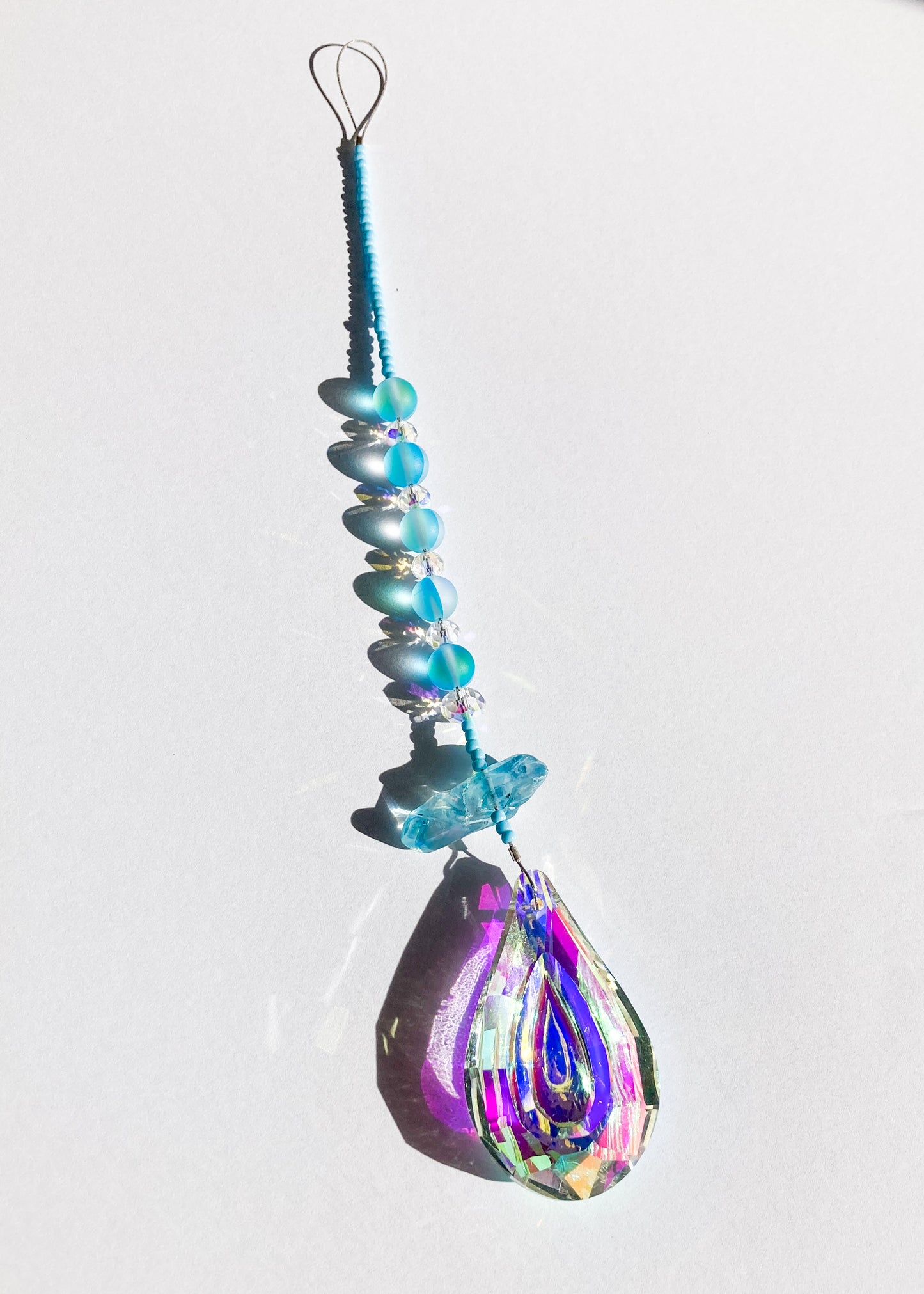 Beaded Suncatcher with Prism