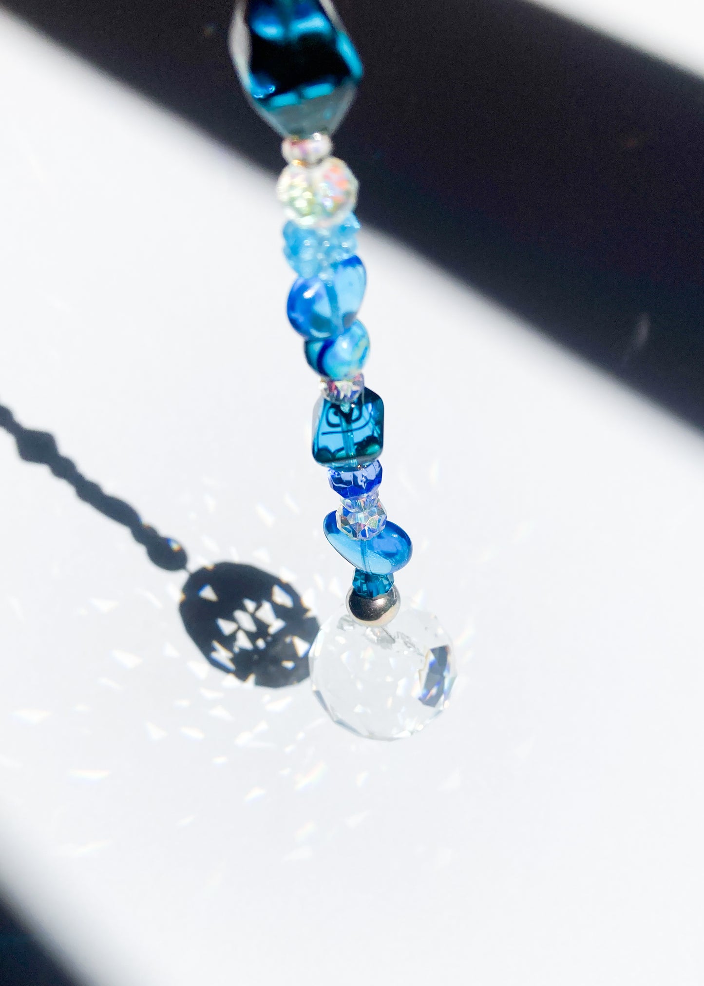 Beaded Suncatcher with Prism