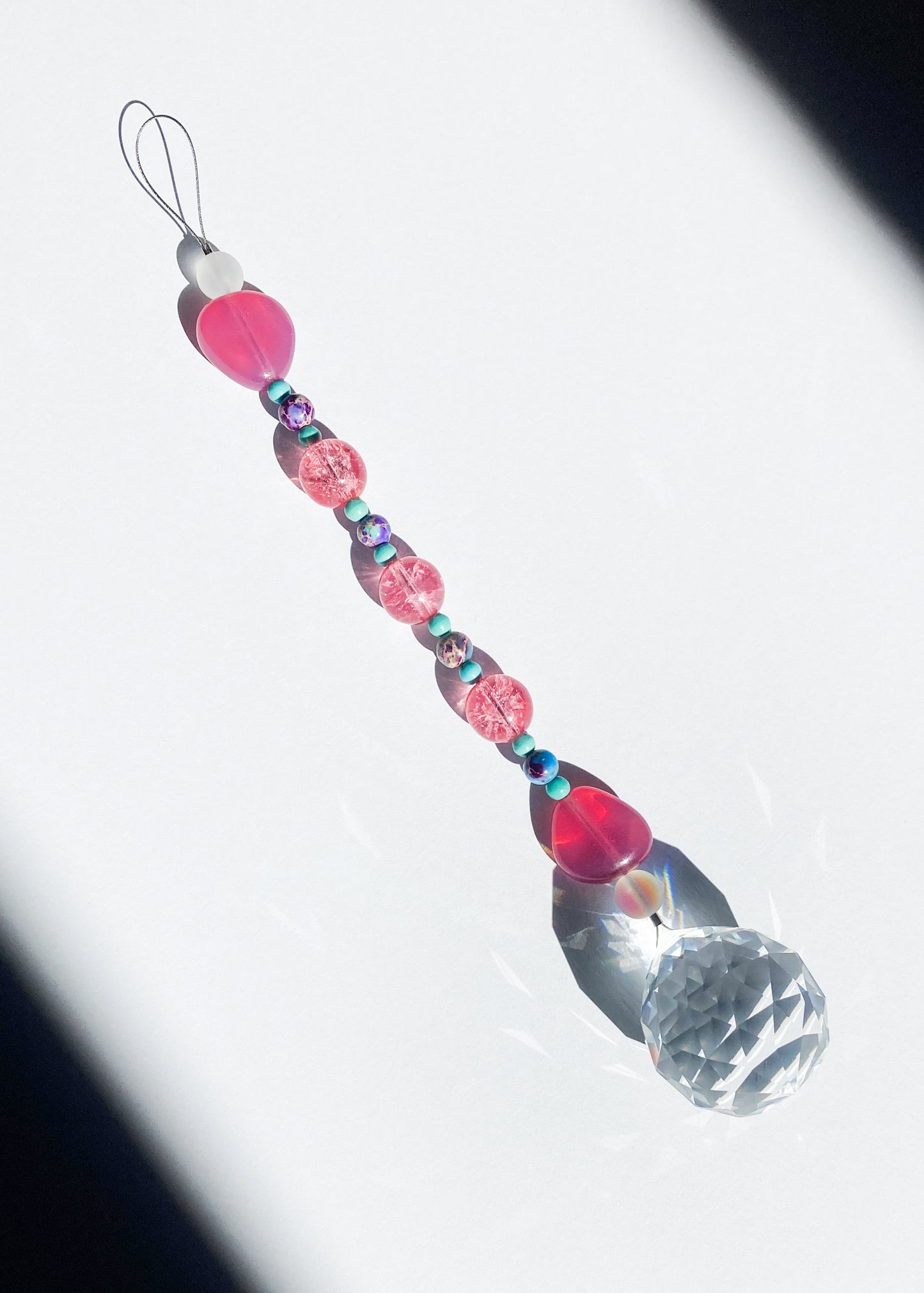 Beaded Suncatcher with Prism