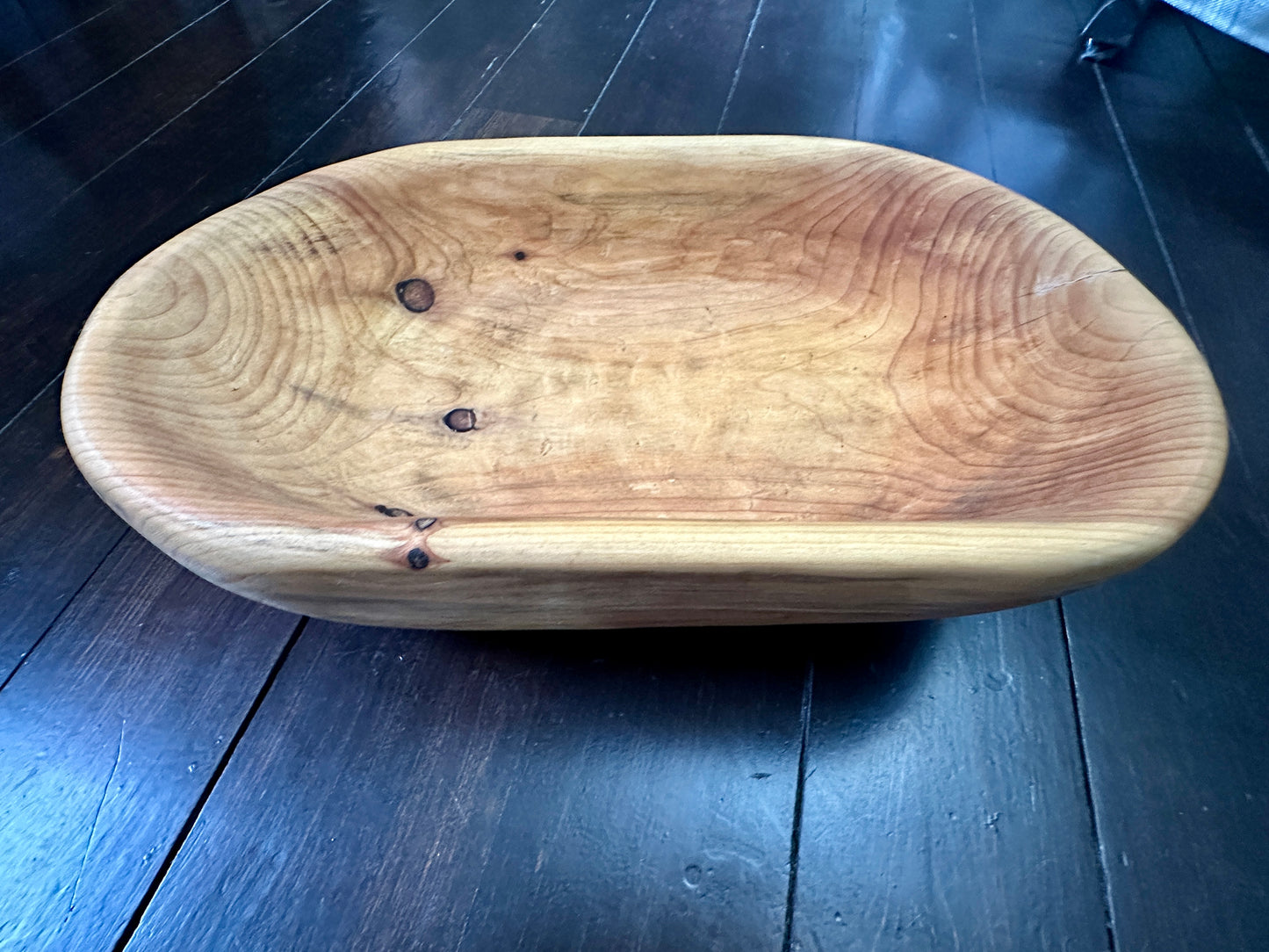 Chainsaw Carved Dough Bowl - Hand-Carved by Kenneth Blake