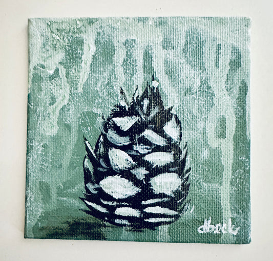 Pine Cone with easel