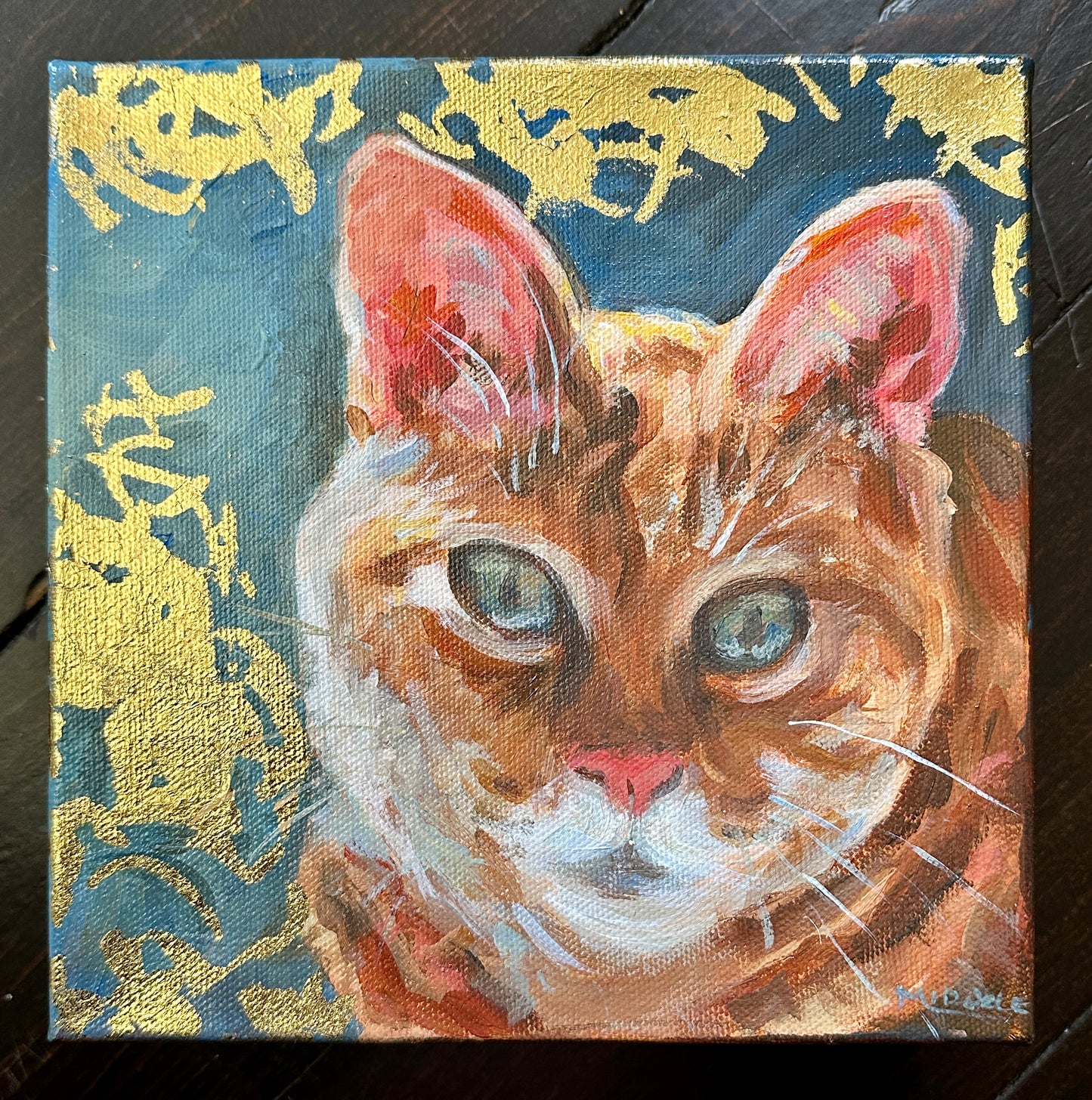 Tom Glam Cat Painting