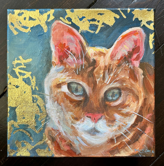 Tom Glam Cat Painting