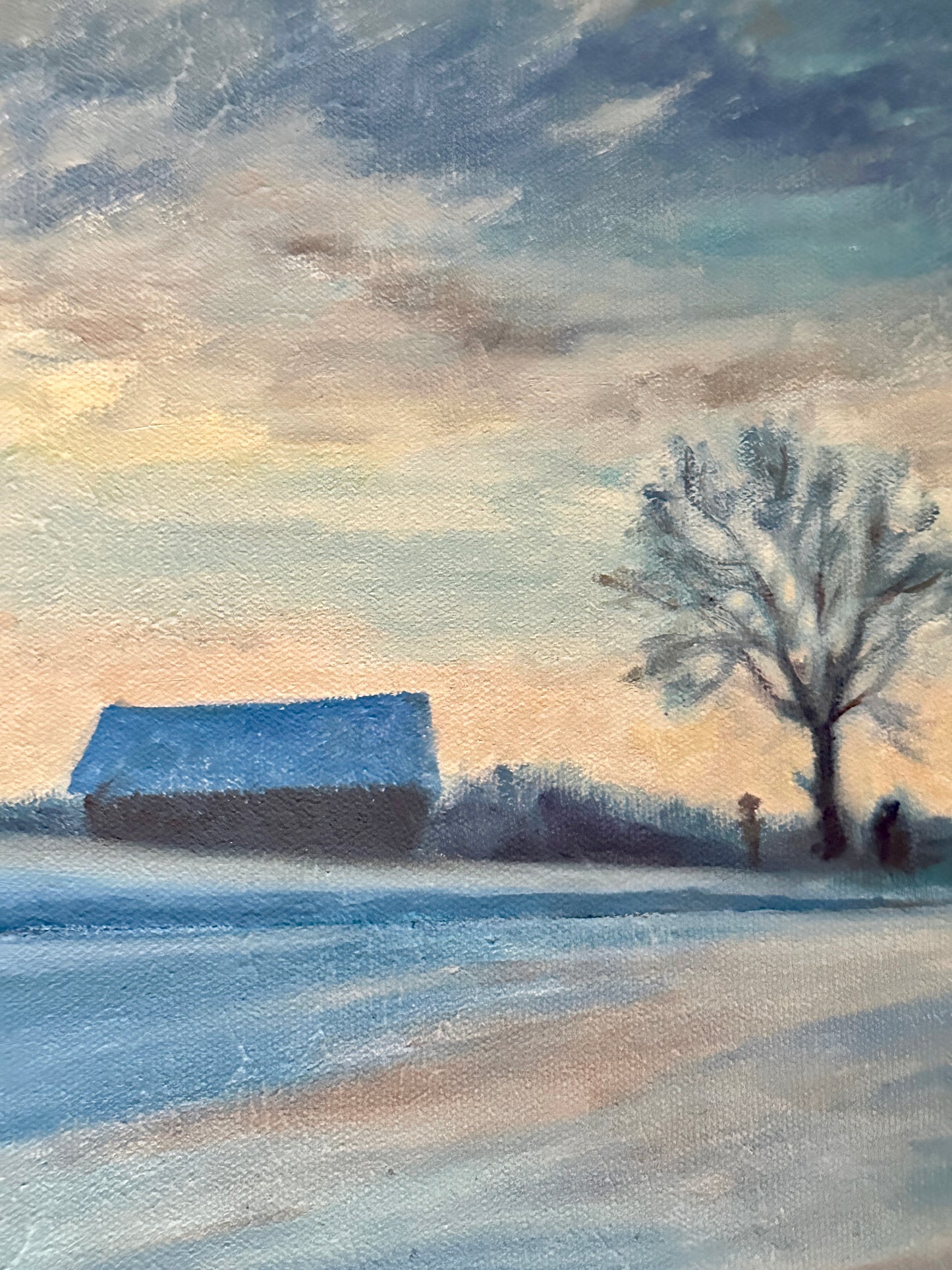 Winter in Mentor Painting