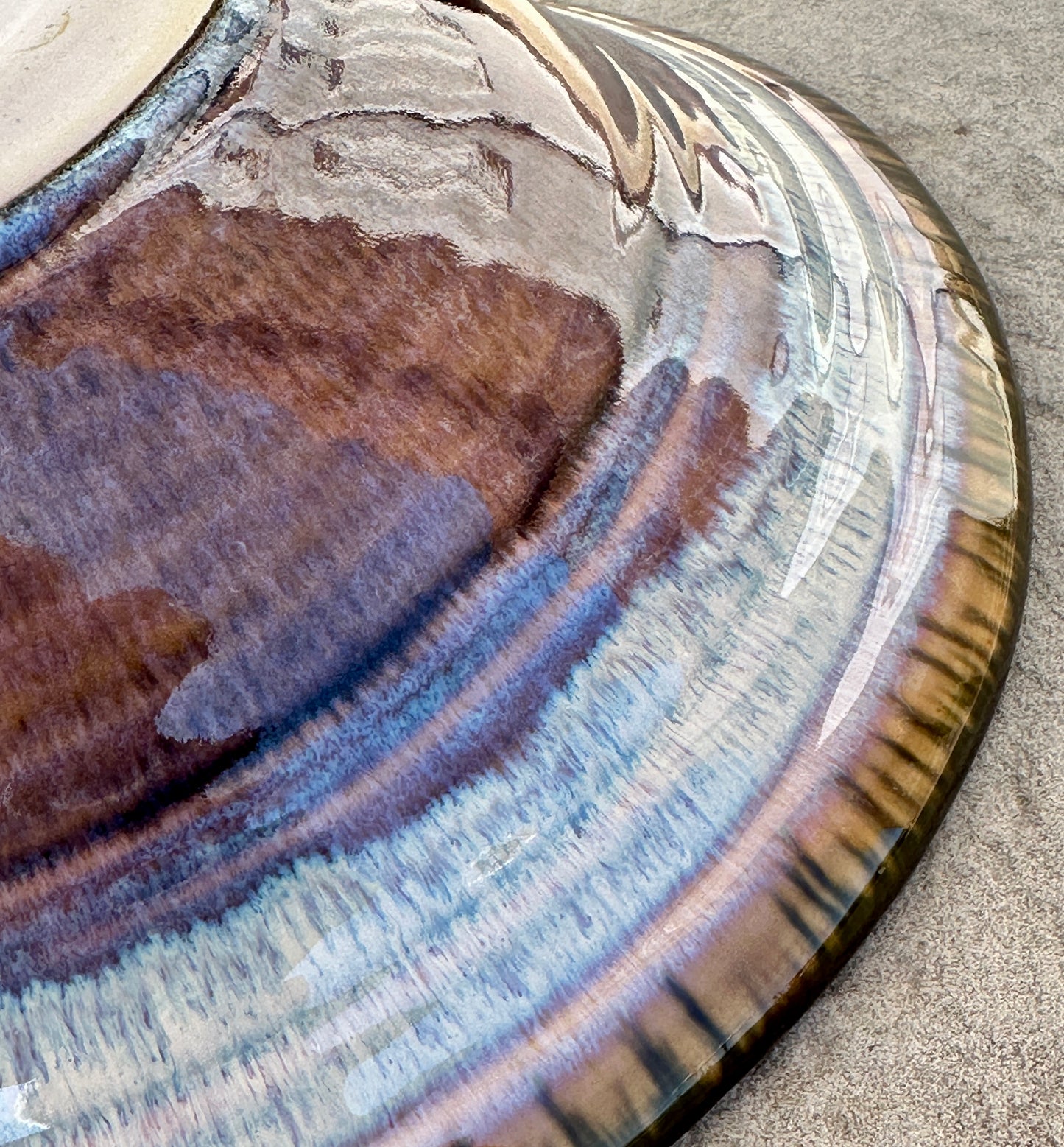 Ombre Waterfall Style Bowl - Handcrafted by Vanessa Skaff