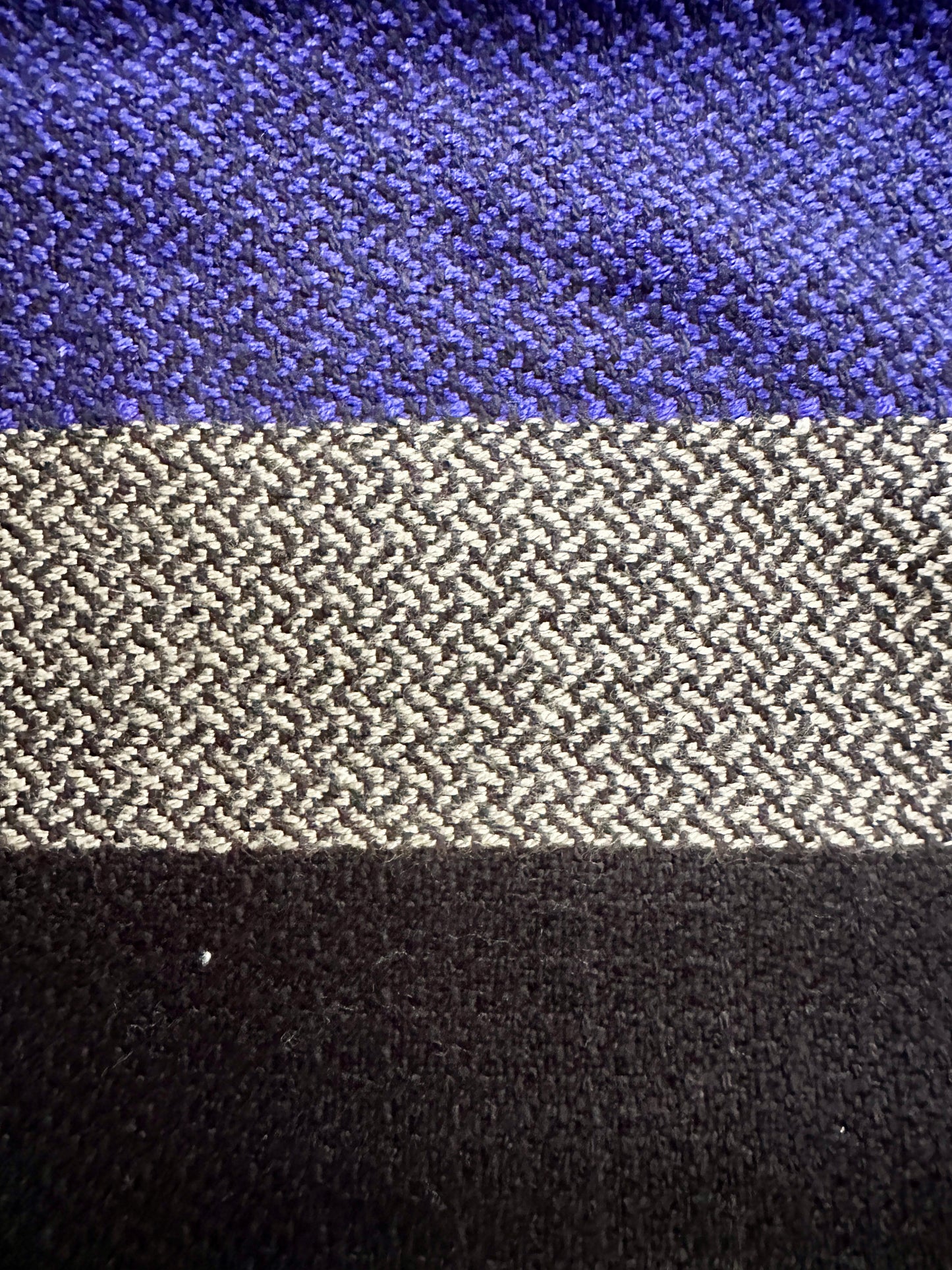 Black/Purple/White Shawl