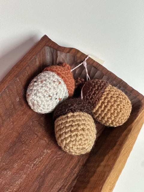 Crocheted Acorns
