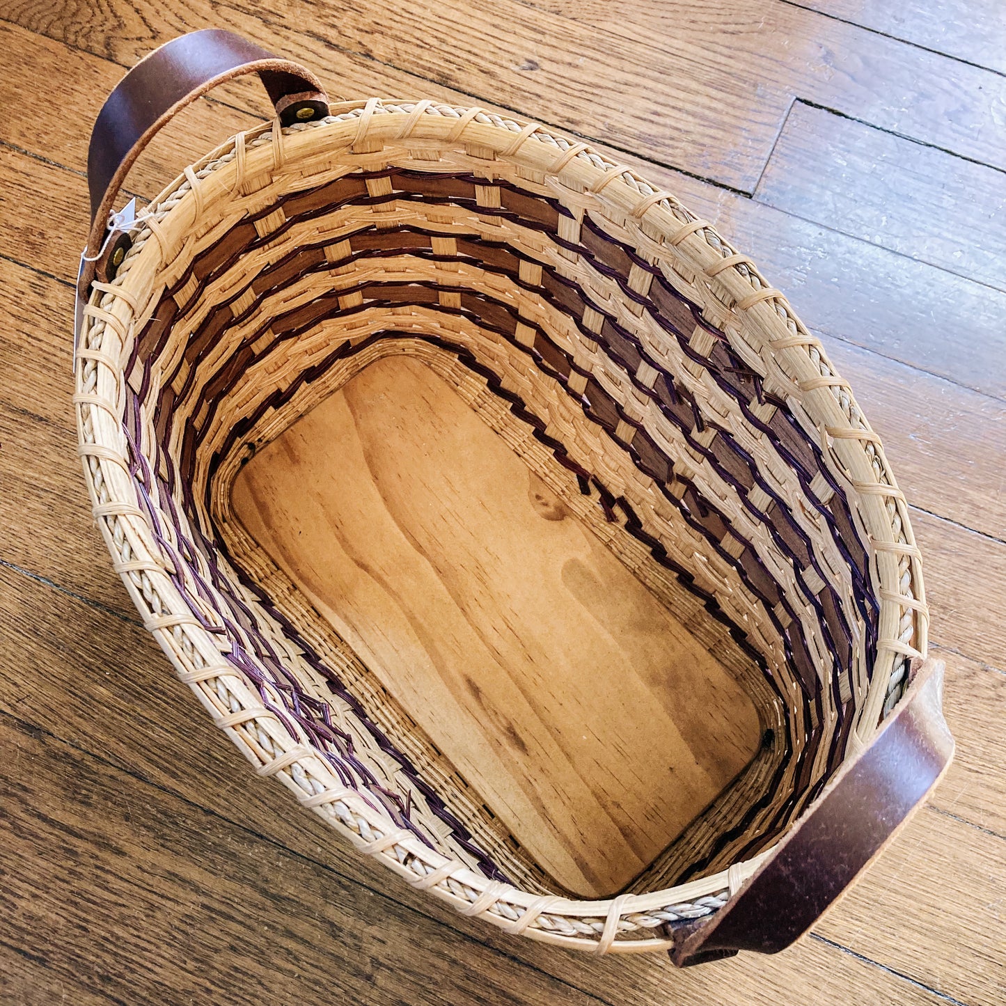 Hand-Woven Countertop Storage Basket by Trista Rothgerber