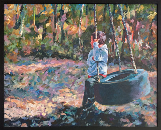 Tire Swing Painting
