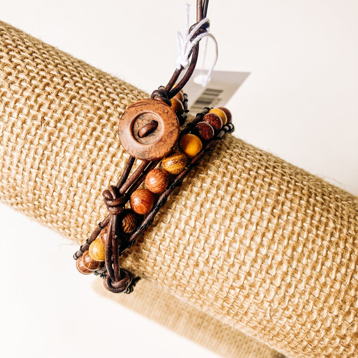 Wooden Double Wrap Bracelet