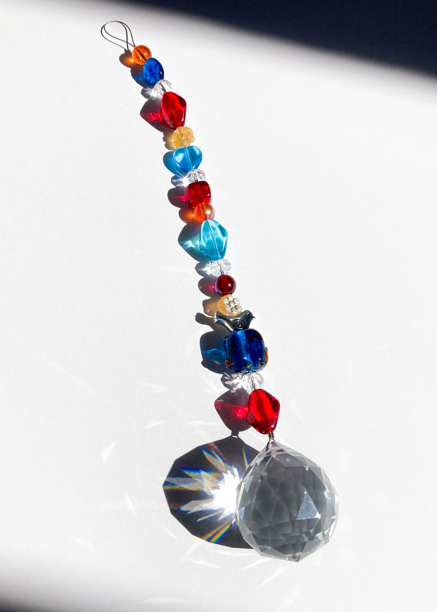 Beaded Suncatcher with Prism