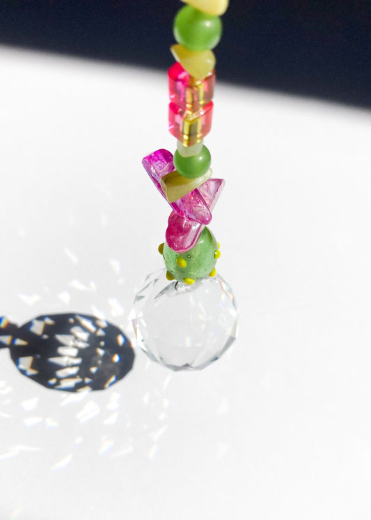 Beaded Suncatcher with Prism