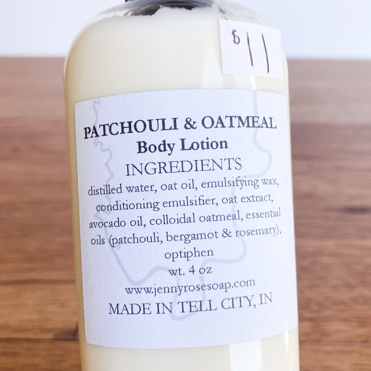 Patchouli & Oatmeal Body Lotion