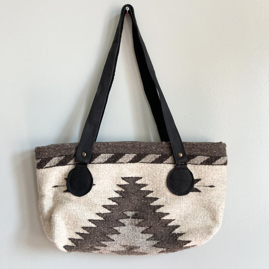 Handwoven Purse with Short Straps