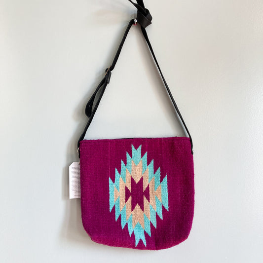 Handwoven Purse with long adjustable strap