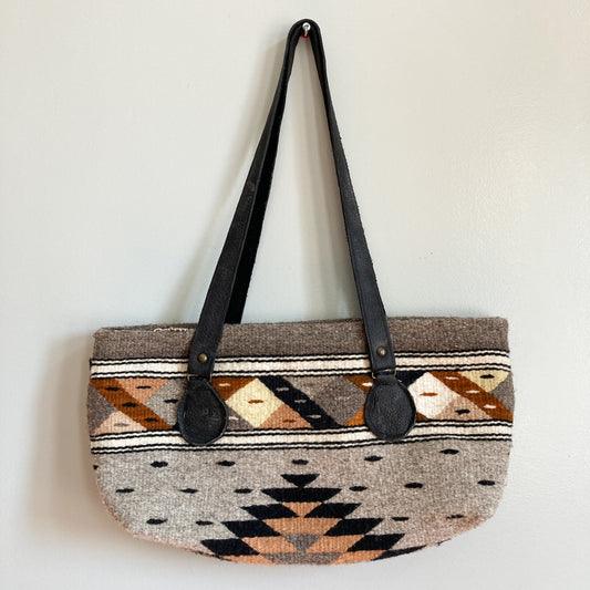 Marcos Bautista Greige/Cream/ Black/ Brown Shoulder Bag