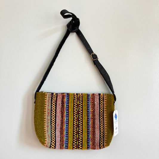 Marcos Bautista Zapotec Striped Crossbody