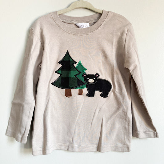 Bear with Trees Kids Shirt