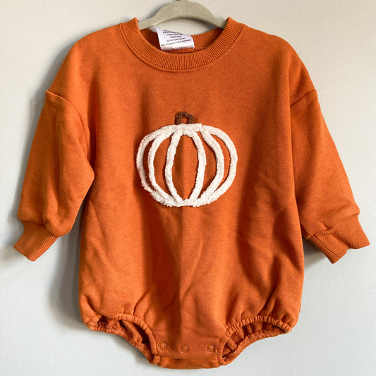 Children's Pumpkin Romper