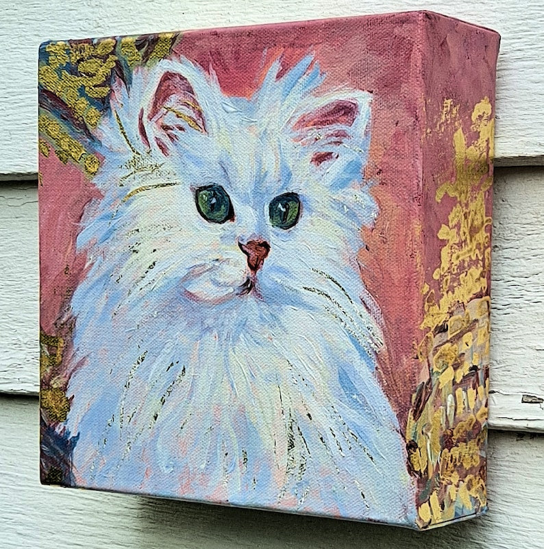 Princess Glam Cat Painting