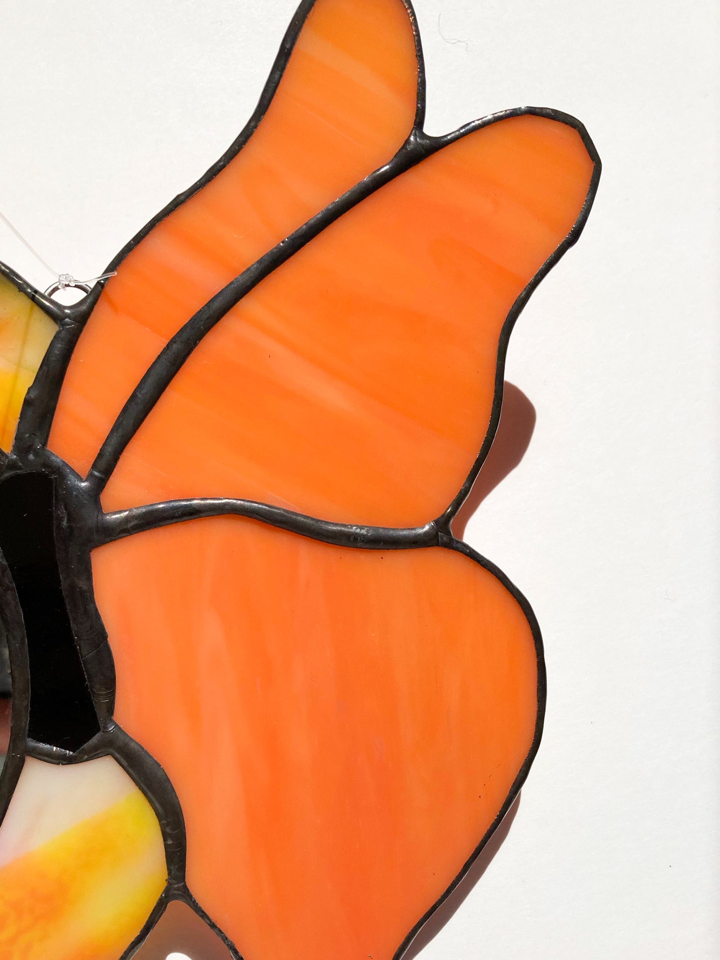 Stained Glass Butterfly Mirror by Lynn Holland
