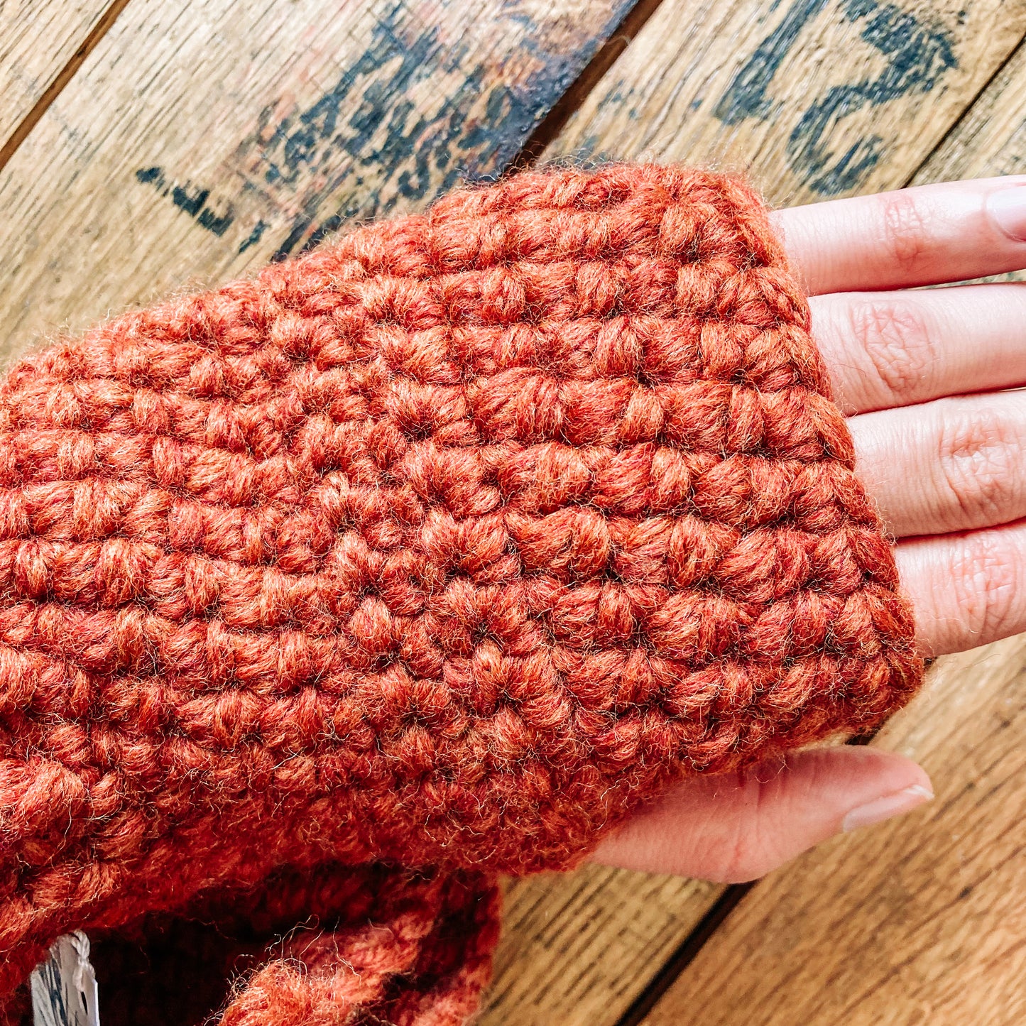 Crocheted Fingerless Gloves