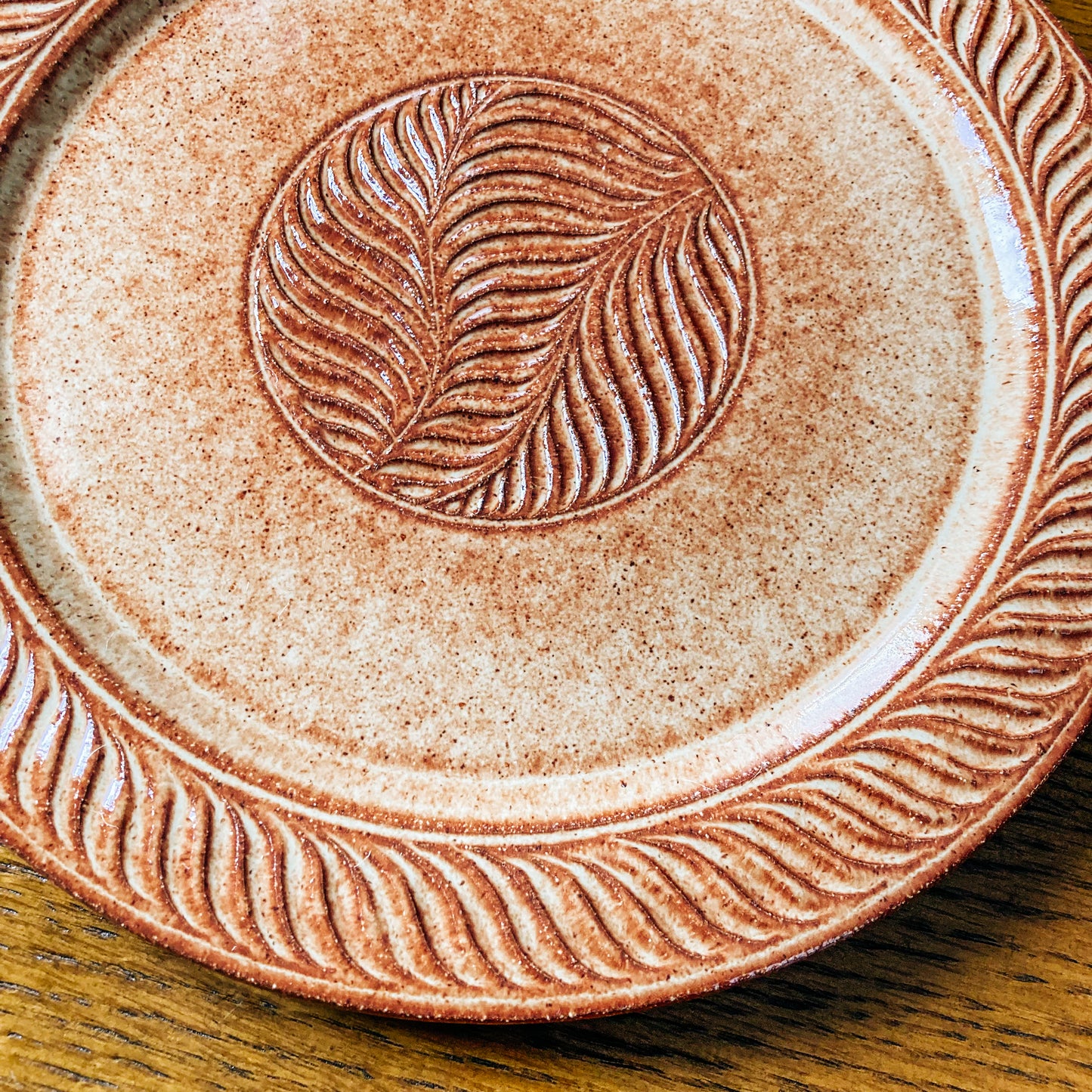 Leaf Plate with Fern Edges