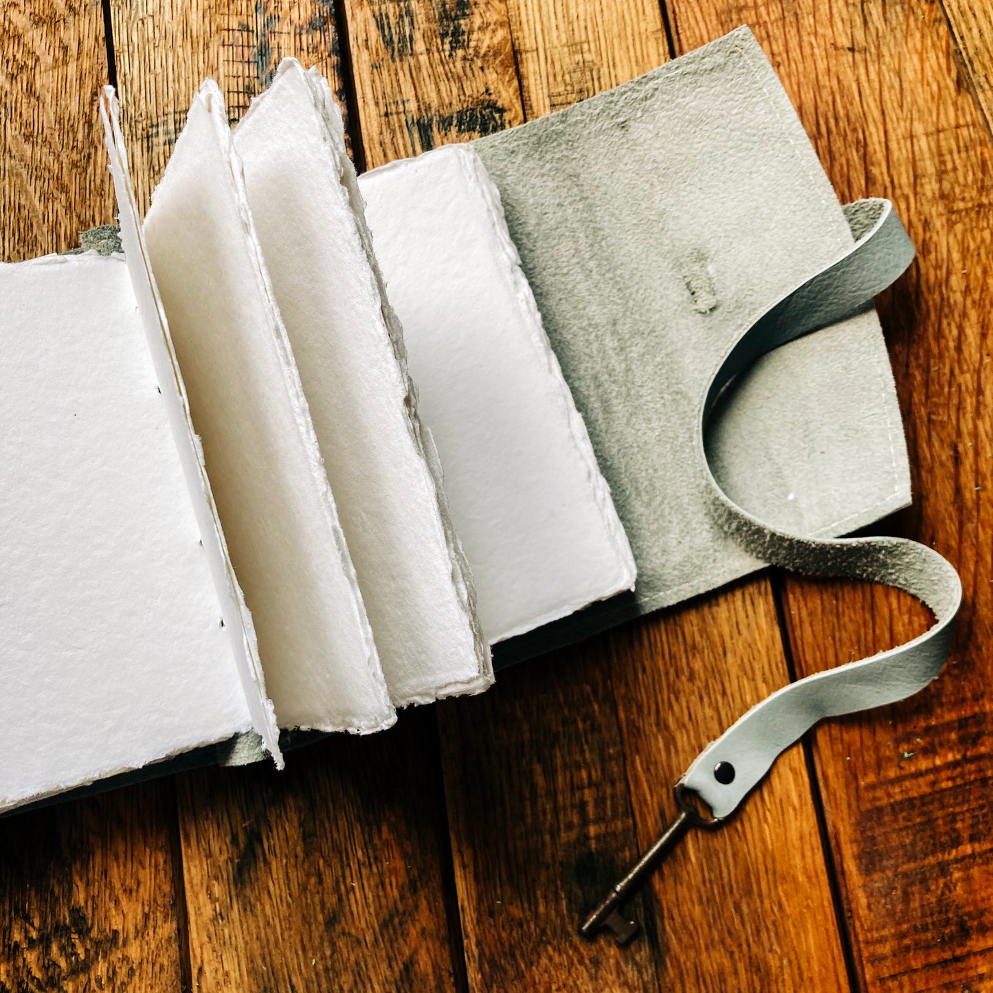 Light Grey Handcrafted Journal