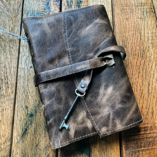 Rugged Brown Handcrafted Journal