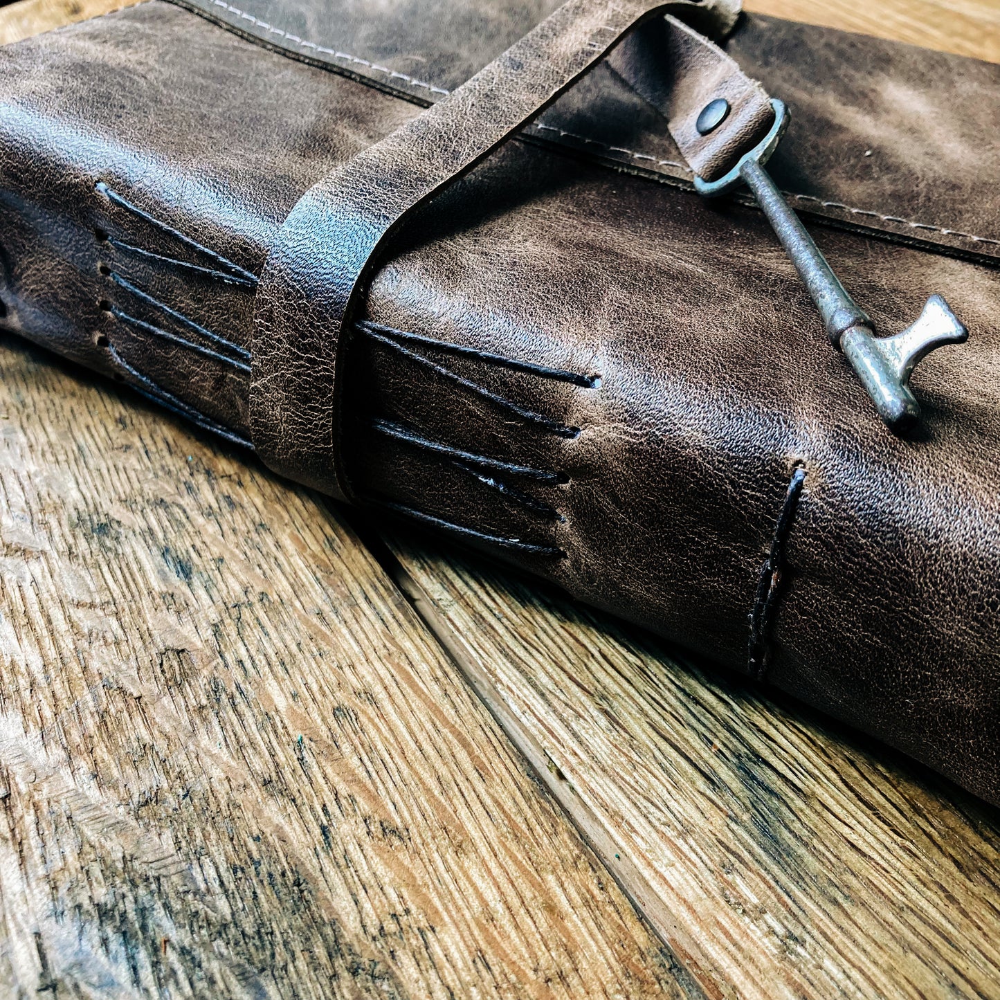 Rugged Brown Handcrafted Journal