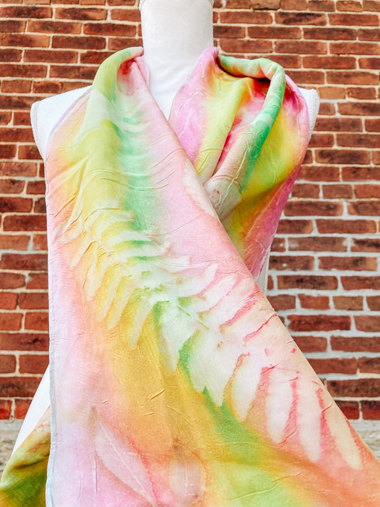 Hand Dyed Silk Scarf